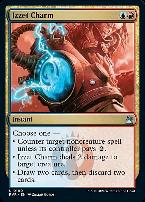Izzet Charm Card Front
