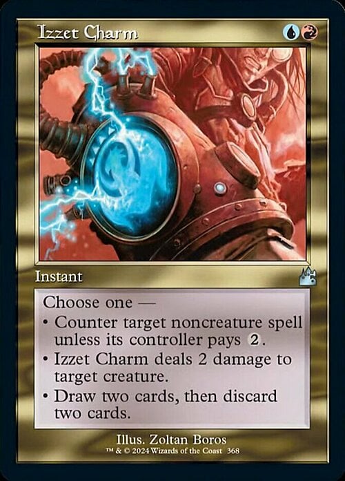 Izzet Charm Card Front