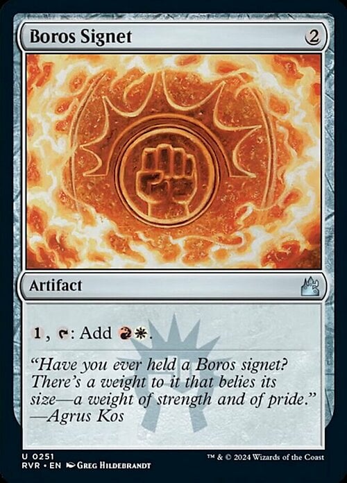 Boros Signet Card Front