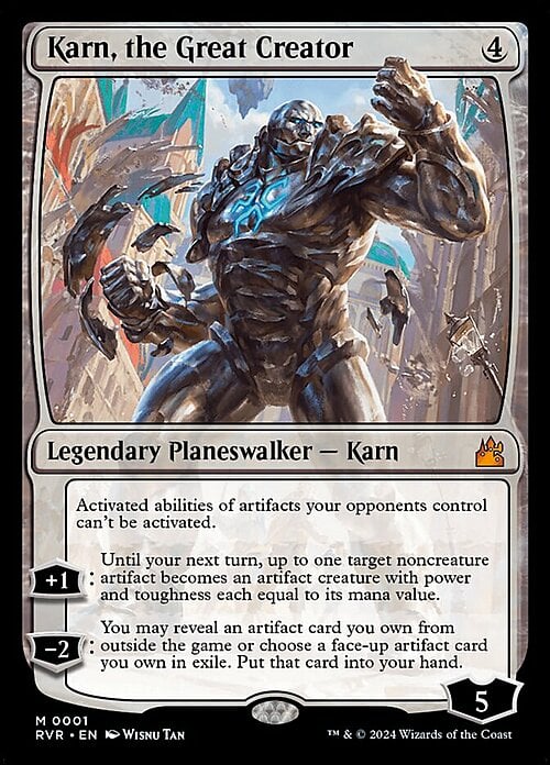 Karn, il Grande Creatore Card Front