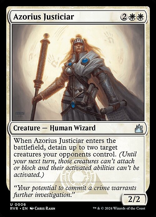 Azorius Justiciar Card Front