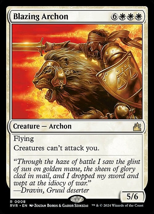 Blazing Archon Card Front