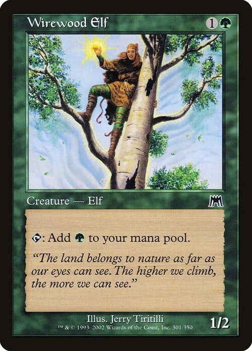 Wirewood Elf Card Front