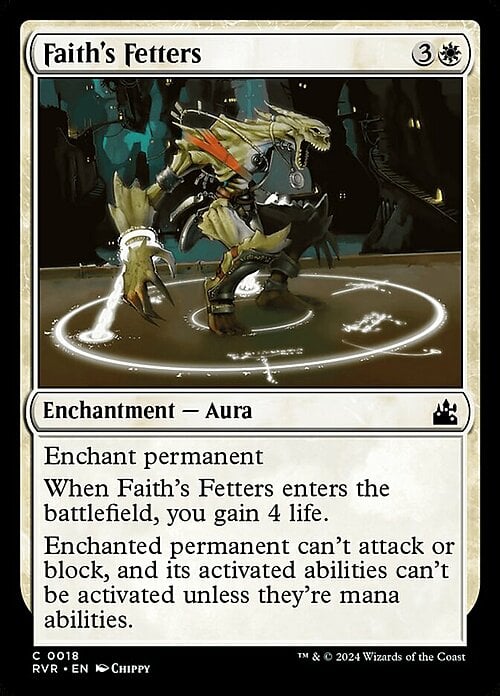 Faith's Fetters Card Front
