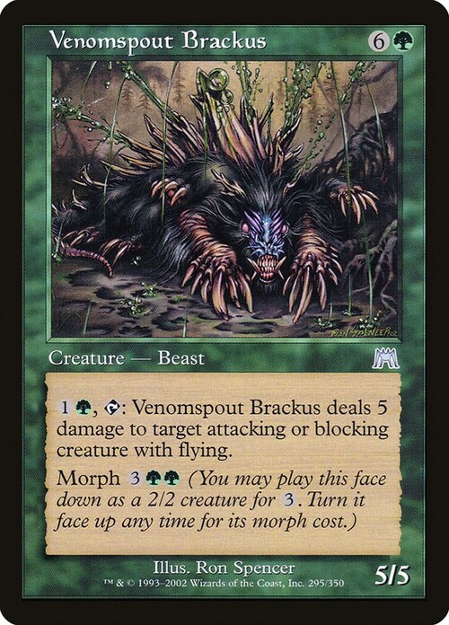 Venomspout Brackus Card Front