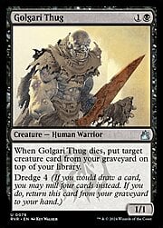 Golgari Thug 076