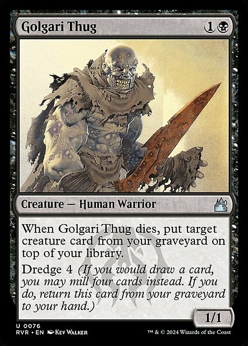 Golgari Thug Card Front