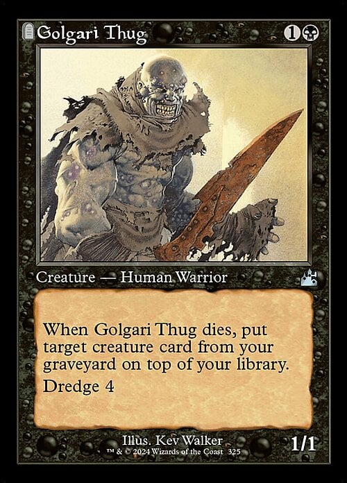 Thug Golgari Card Front