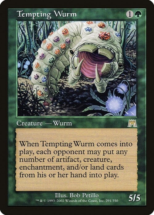 Tempting Wurm Card Front