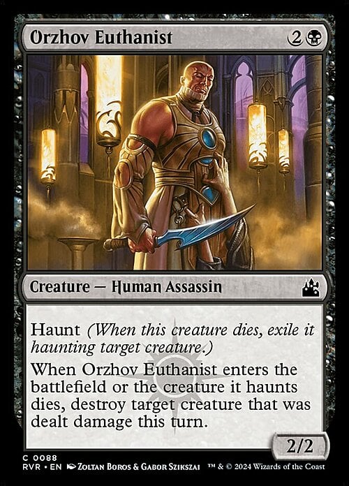 Orzhov Euthanist Card Front