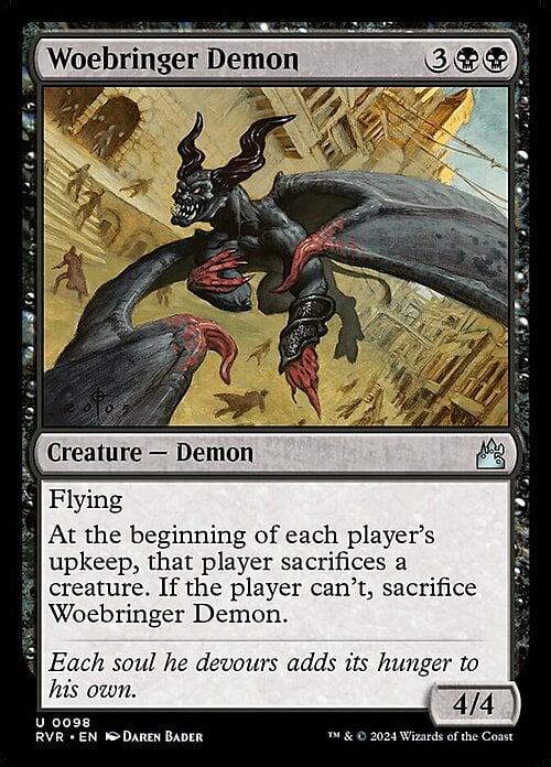 Woebringer Demon Card Front