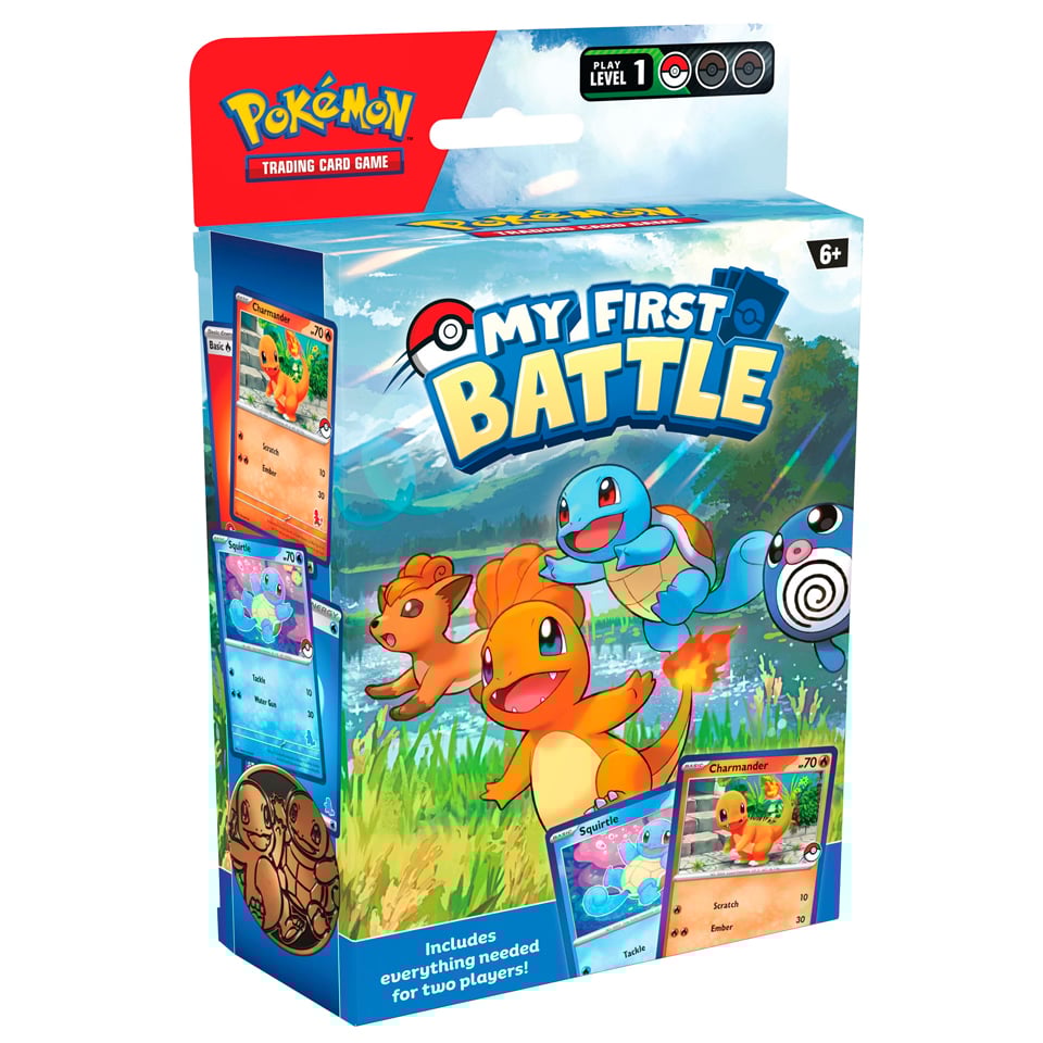My First Battle: Charmander & Squirtle