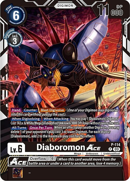 Diaboromon Ace Card Front