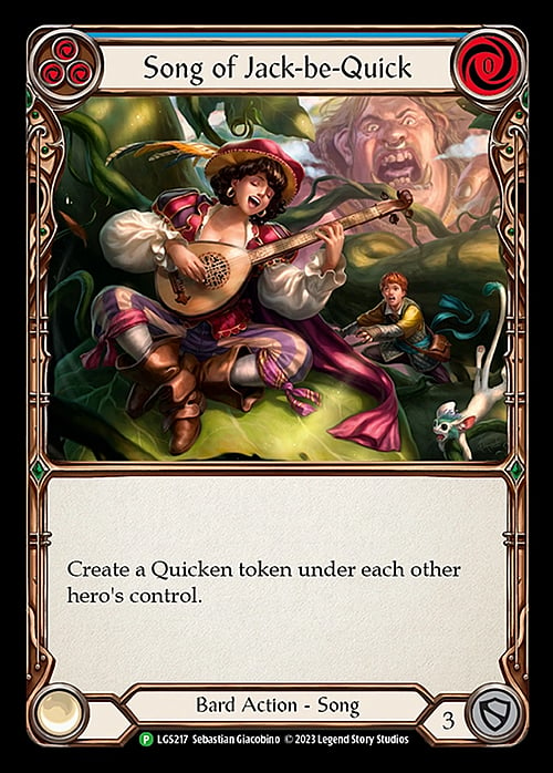 Song of Jack-be-Quick Card Front