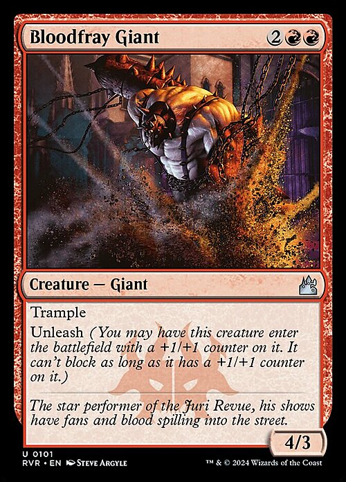 Bloodfray Giant Card Front