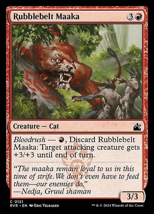 Rubblebelt Maaka Card Front