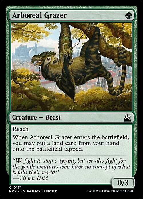 Arboreal Grazer Card Front