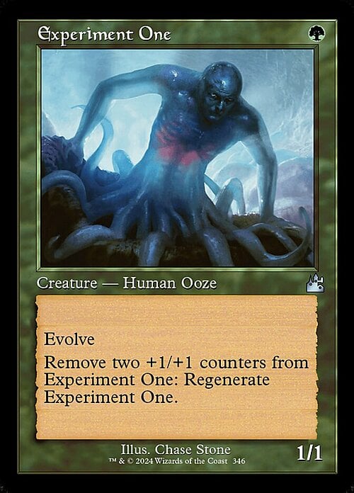Experiment One Card Front
