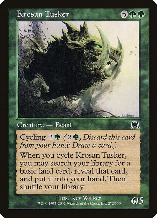 Krosan Tusker Card Front