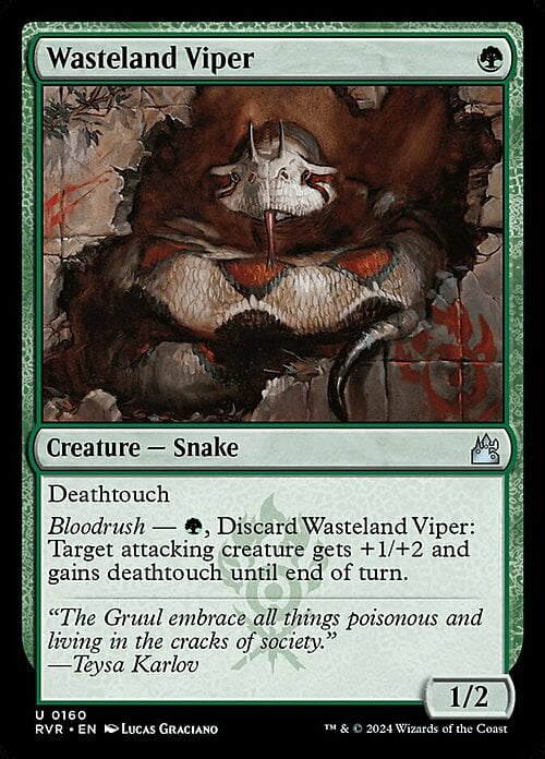 Wasteland Viper Card Front