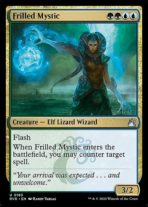 Frilled Mystic Card Front