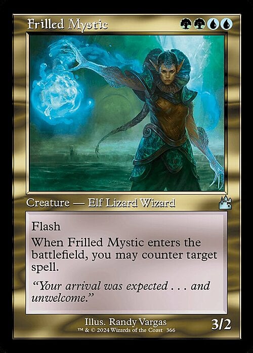 Frilled Mystic Card Front