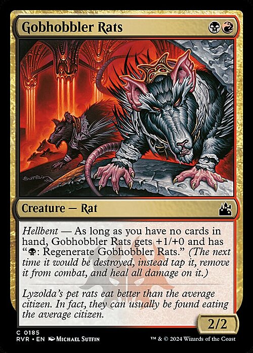 Gobhobbler Rats Card Front
