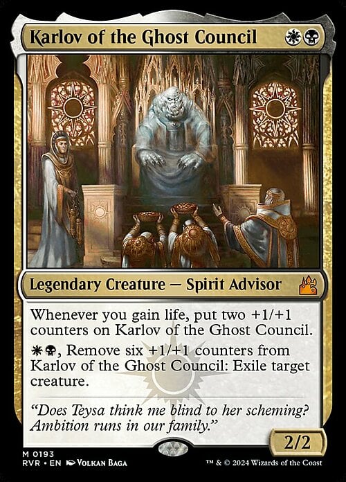 Karlov of the Ghost Council Card Front