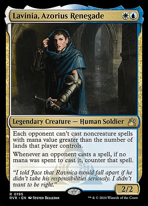 Lavinia, Azorius Renegade Card Front