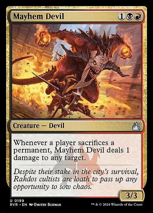 Mayhem Devil Card Front