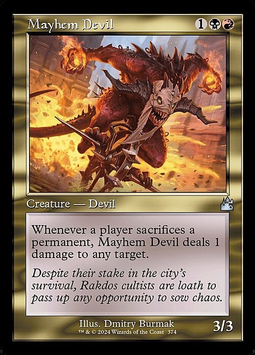 Mayhem Devil Card Front