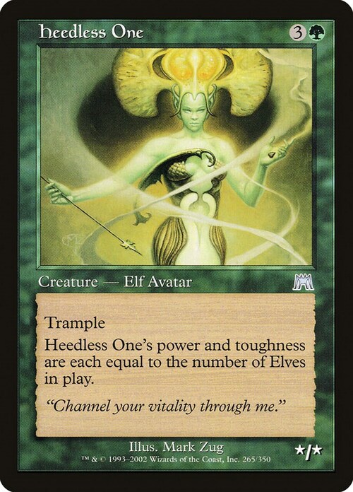 Heedless One Card Front