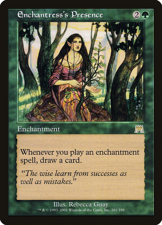 mtg enchantress cards Go-Shintai of Life's Origin Shrine Kamigawa Magic Commander Deck Illustrated by Rebecca Guay Modern Horizons 2 #283 EDHREC rank 944 Magic oracletag:enchantress Scryfall Magic: The