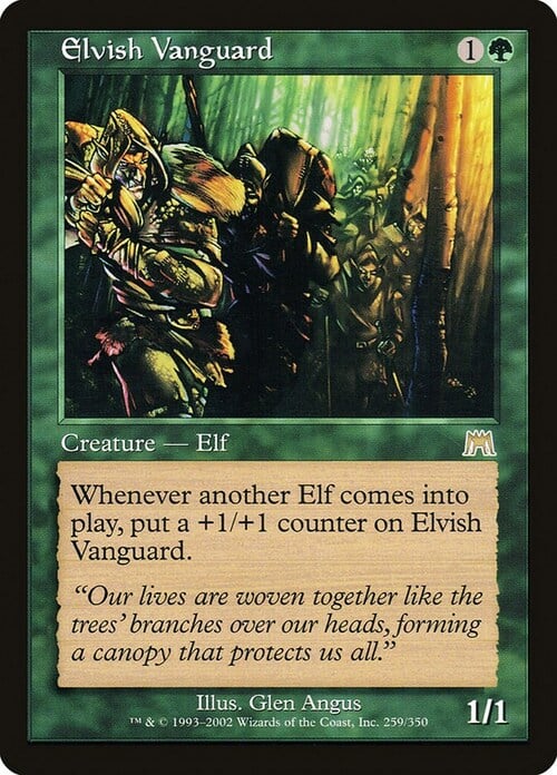 Elvish Vanguard Card Front