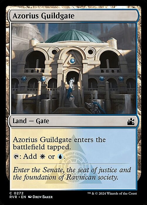 Azorius Guildgate Card Front