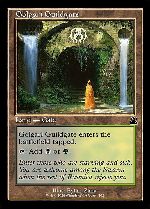 Golgari Guildgate Card Front