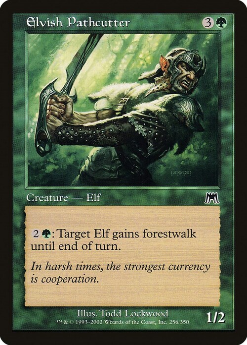 Elvish Pathcutter Card Front