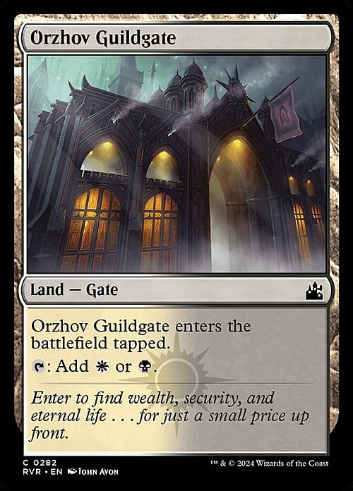 Orzhov Guildgate Card Front