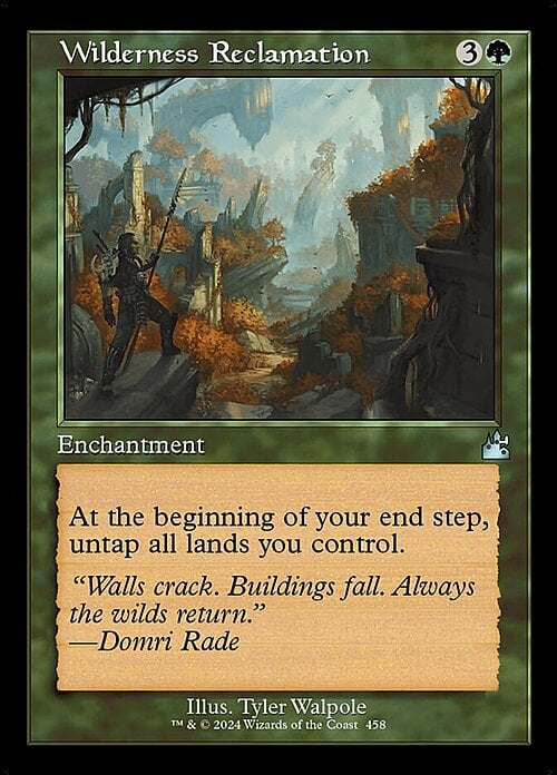Wilderness Reclamation Card Front