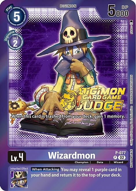 Wizardmon Card Front