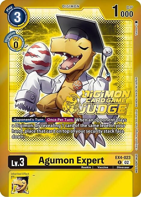 Agumon Expert Card Front