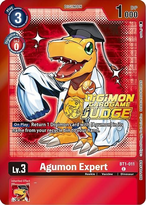 Agumon Expert Card Front