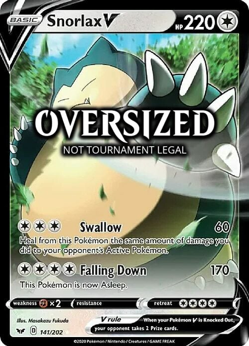 Snorlax V Card Front