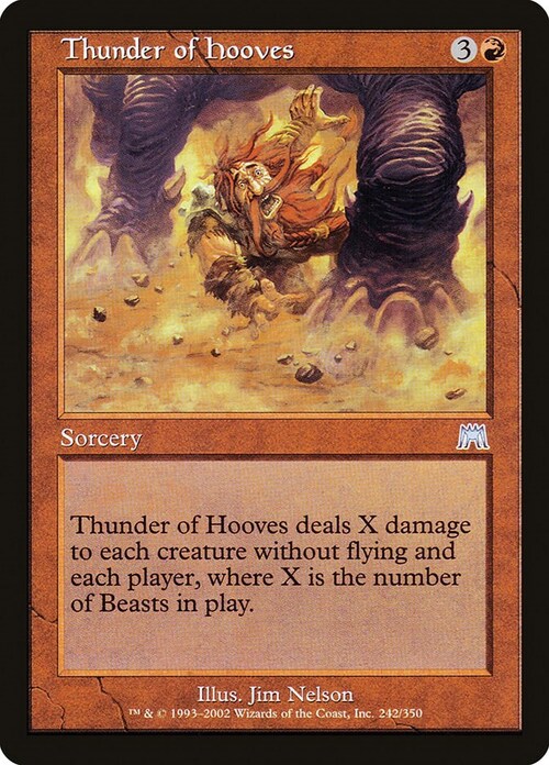Thunder of Hooves Card Front