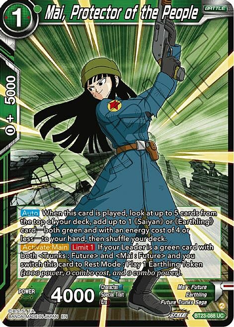 Mai, Protector of the People Card Front