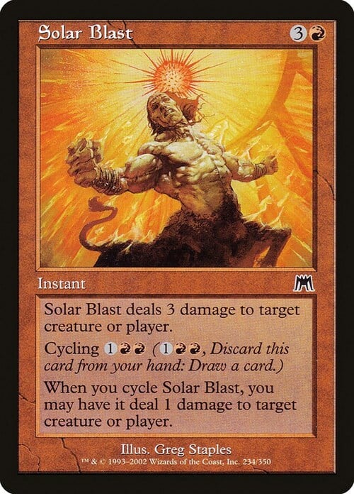 Esplosione Solare Card Front