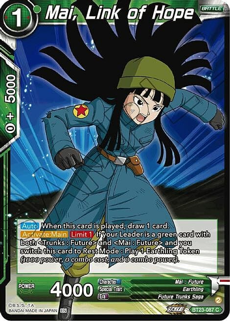 Mai, Link of Hope Card Front