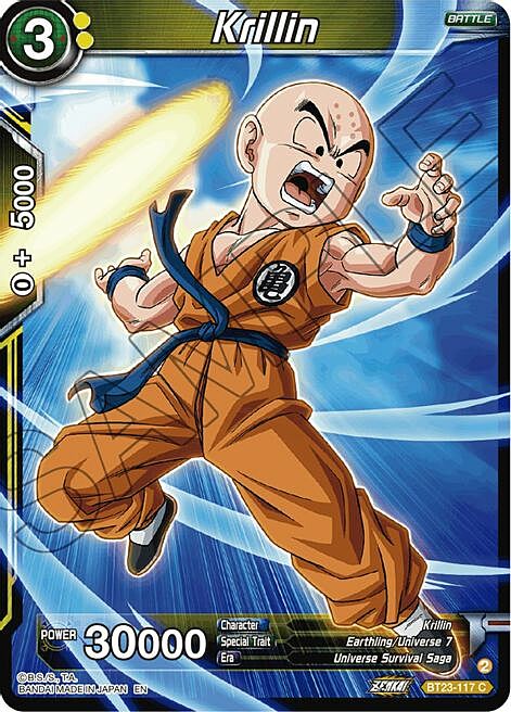 Krillin Card Front