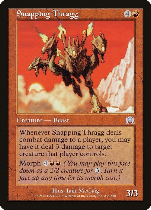 Snapping Thragg Card Front