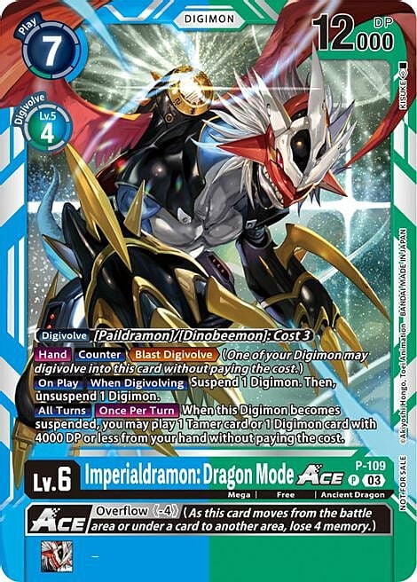 Imperialdramon: Dragon Mode Ace Card Front